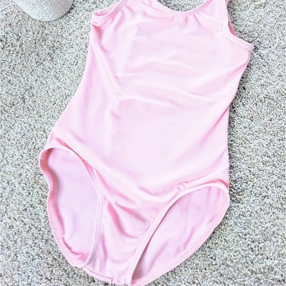 Girls Pink Ballet Leotard Balera Small 6-7 Balletcore Barbiecore Recital